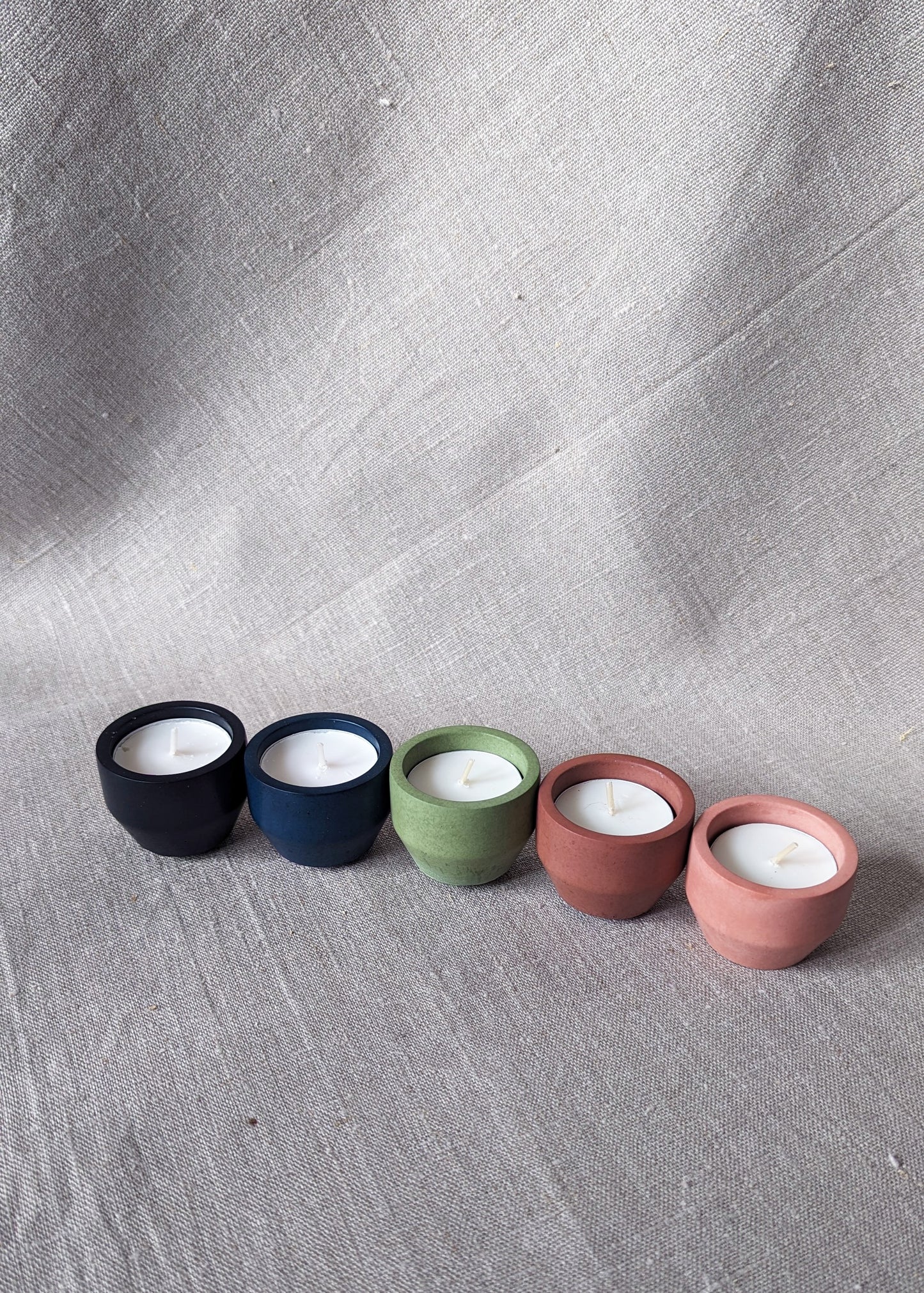 [End of line] Duo tealight candle holder