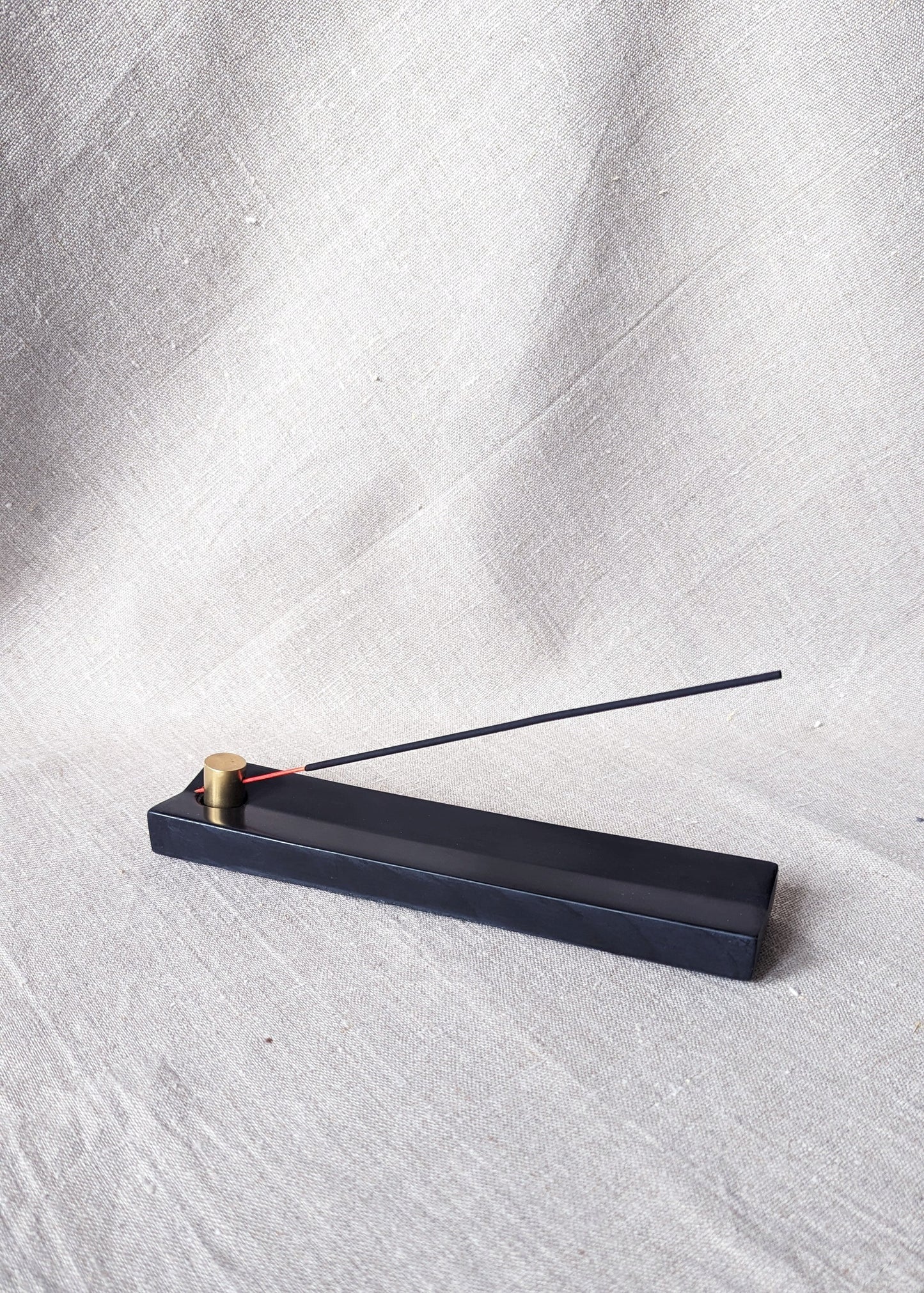 Aura incense burner - onyx black