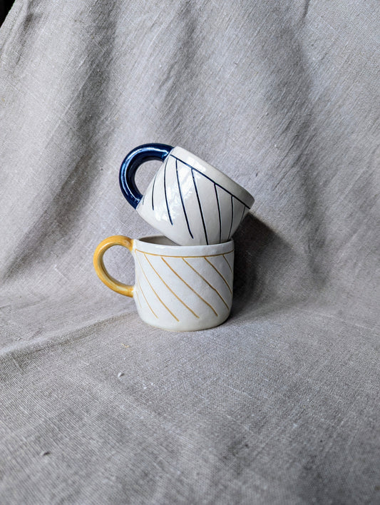 [Second] Stripey ceramic mug