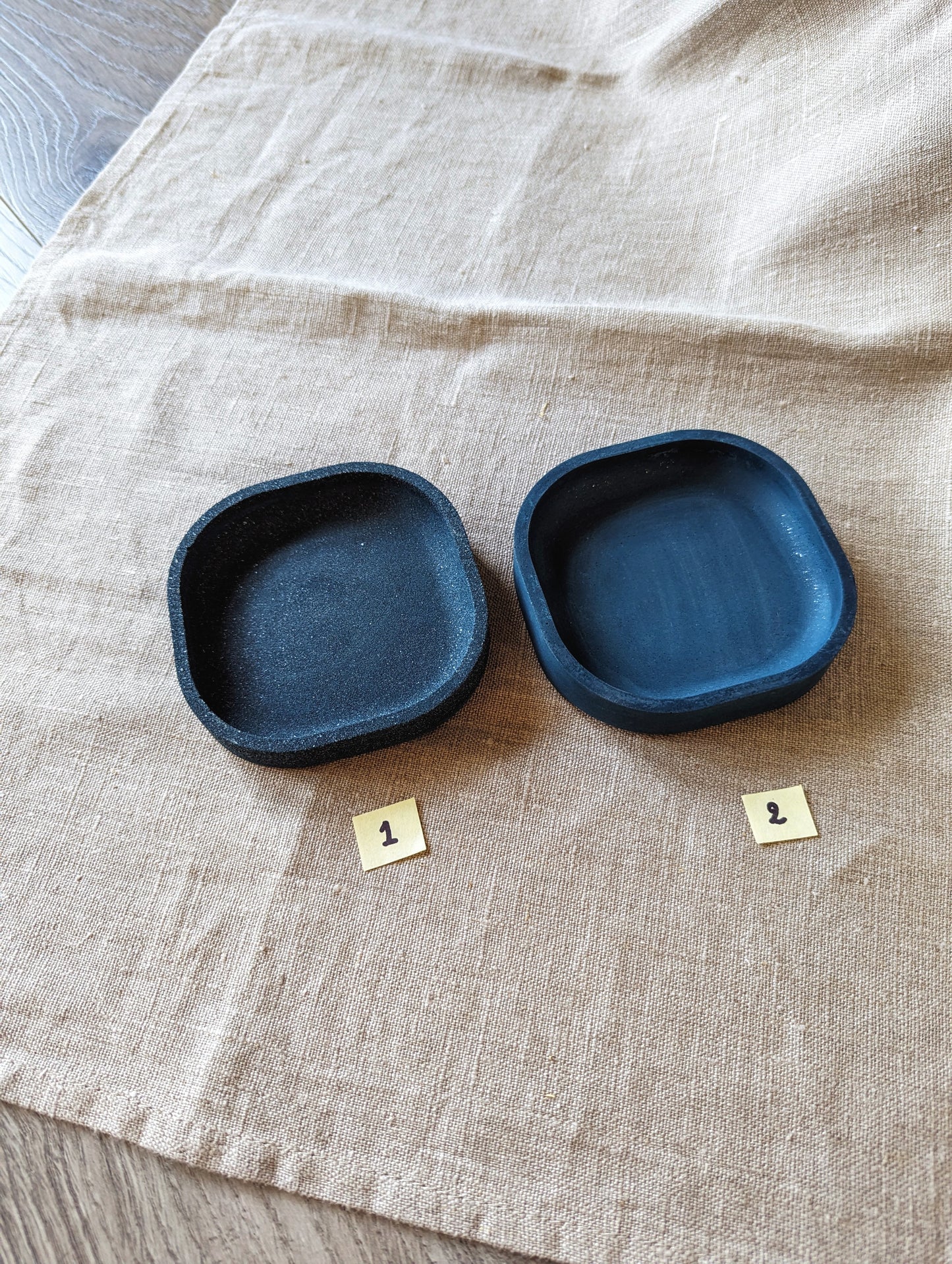 [Second] Square trinket tray - ocean blue