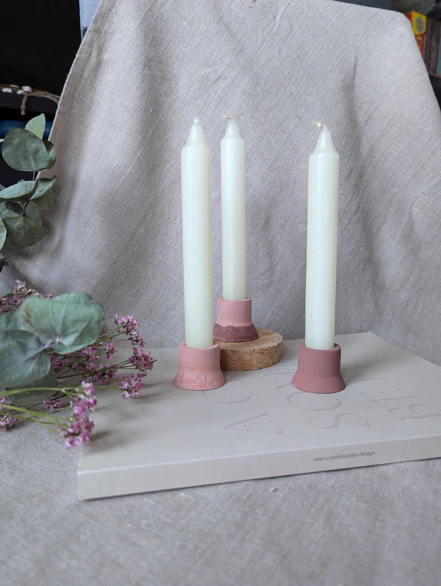 [Second] Duo dinner candle holder set of three - zero waste