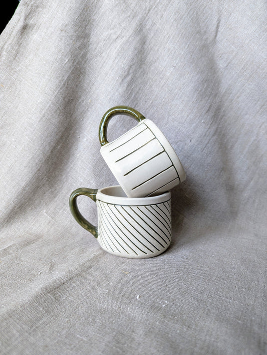 [Second] Stripey ceramic mug