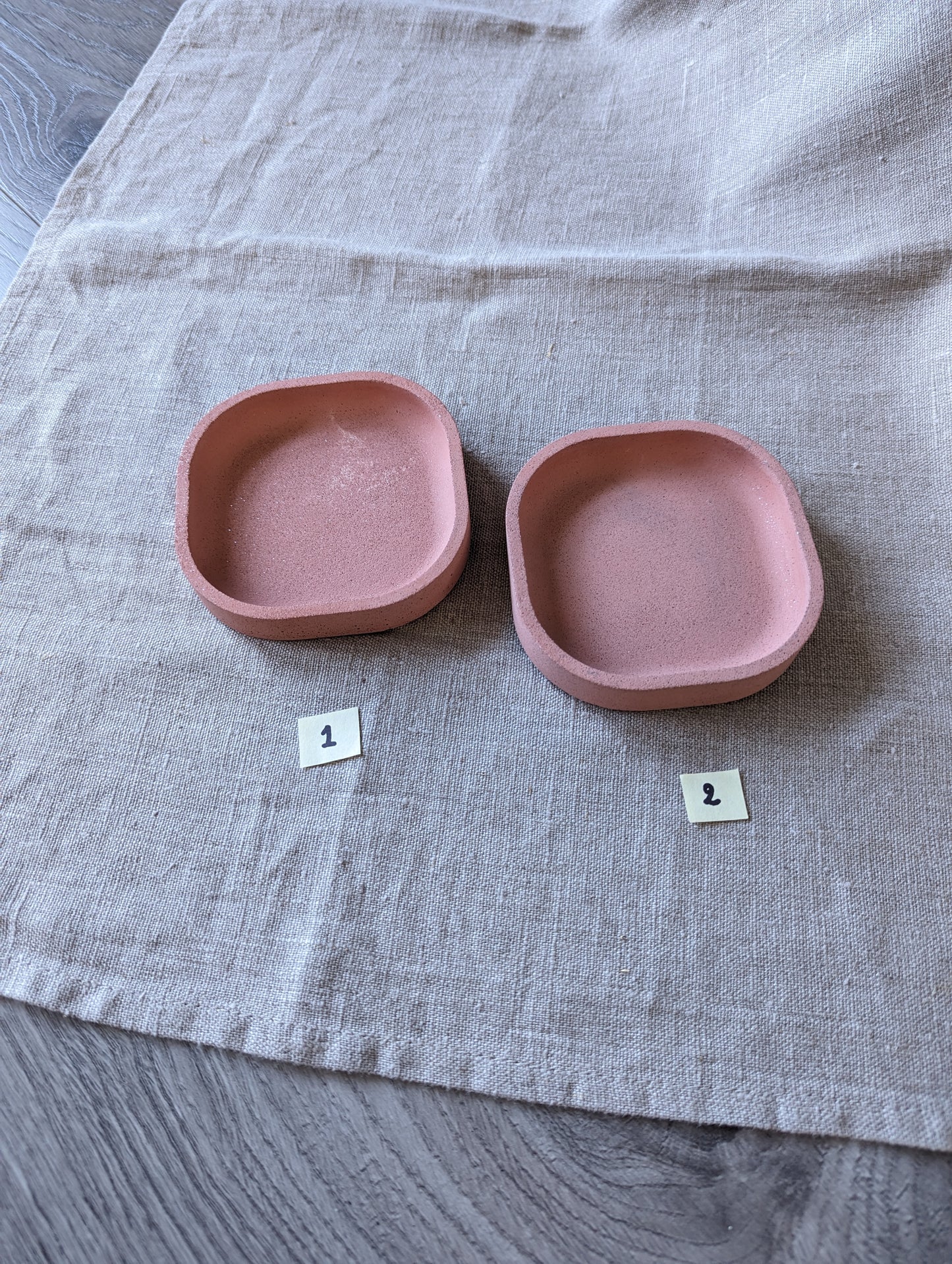 [Second] Square trinket tray - cinnamon rose